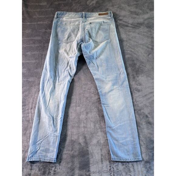 Women’s H&M Boyfriend Low Waist Tapered Leg Size 28/32 Light Wash Denim Jeans - Picture 8 of 10